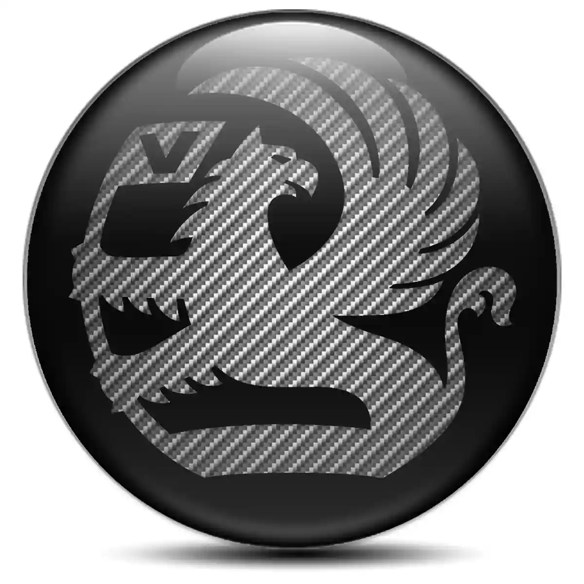Vauxhall Logo Silicone Emblem Self-Adhesive Sleek Style