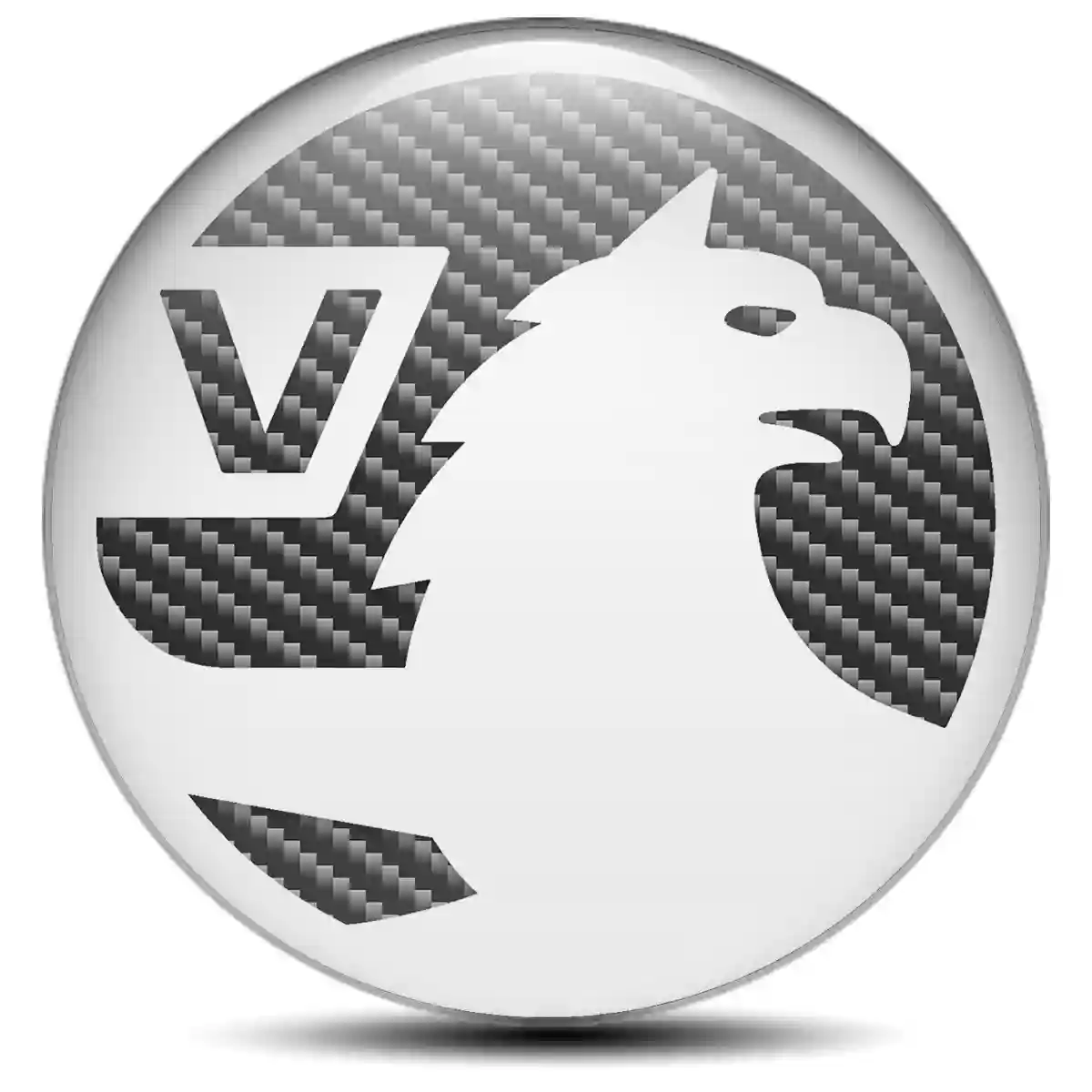 Vauxhall Logo Silicone Sticker Self-Adhesive Sleek Style