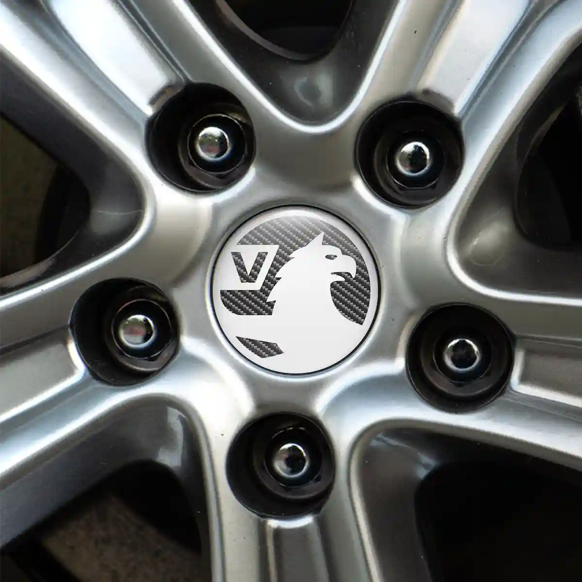 Vauxhall Logo Silicone Sticker Self-Adhesive Sleek Style