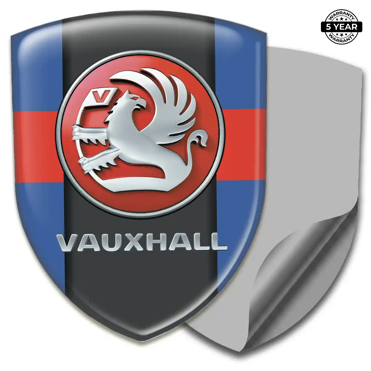 Vauxhall Polyurethane Domed Sticker Cabin Style