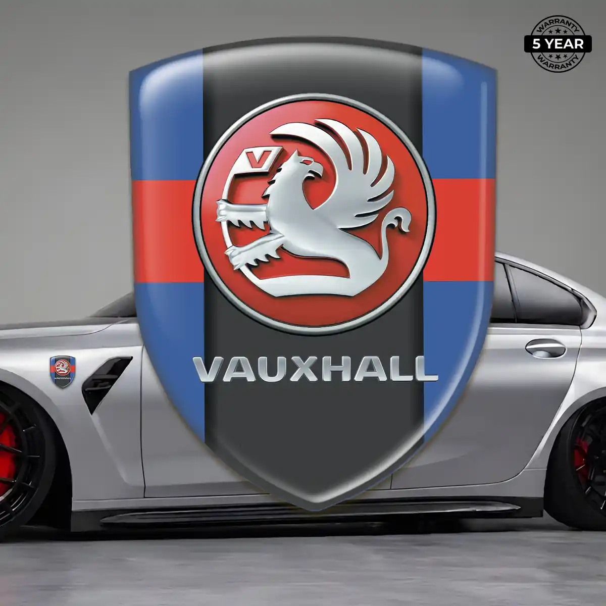 Vauxhall Polyurethane Domed Sticker Cabin Style