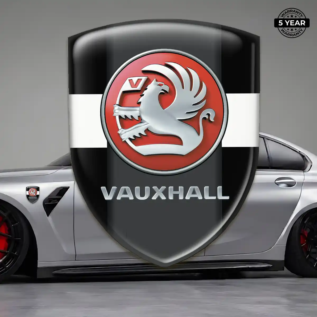Vauxhall Polyurethane Domed Sticker Interior Elegance