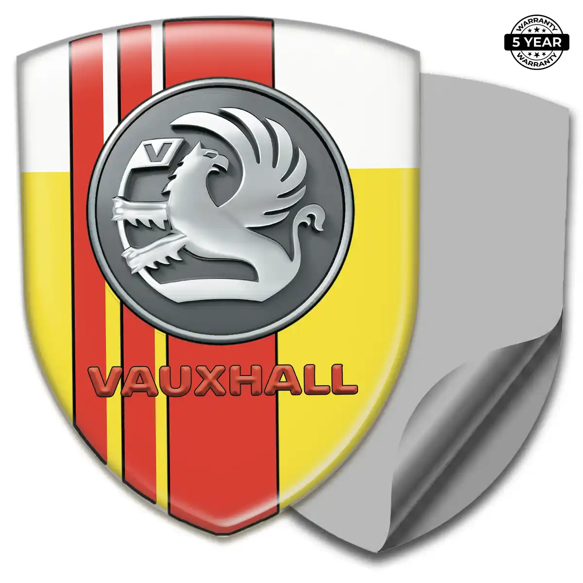 Vauxhall Polyurethane Domed Sticker Interior Luxe