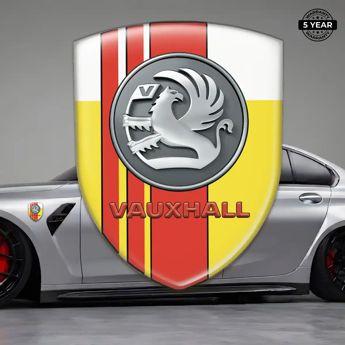 Vauxhall Polyurethane Domed Sticker Interior Luxe