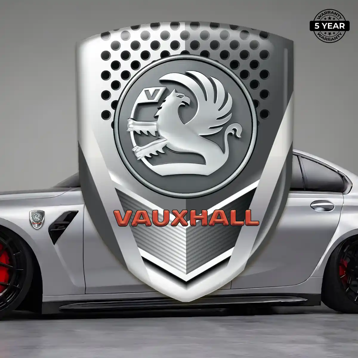 Vauxhall Polyurethane Domed Sticker Outer Style
