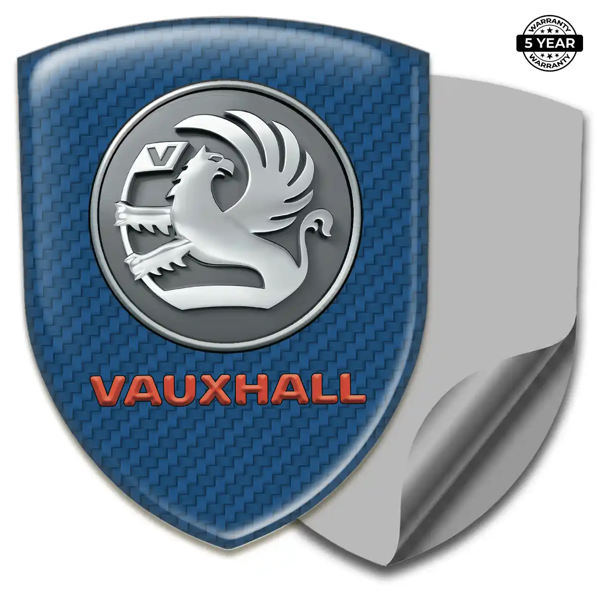 Vauxhall Polyurethane Domed Sticker Premium Dome