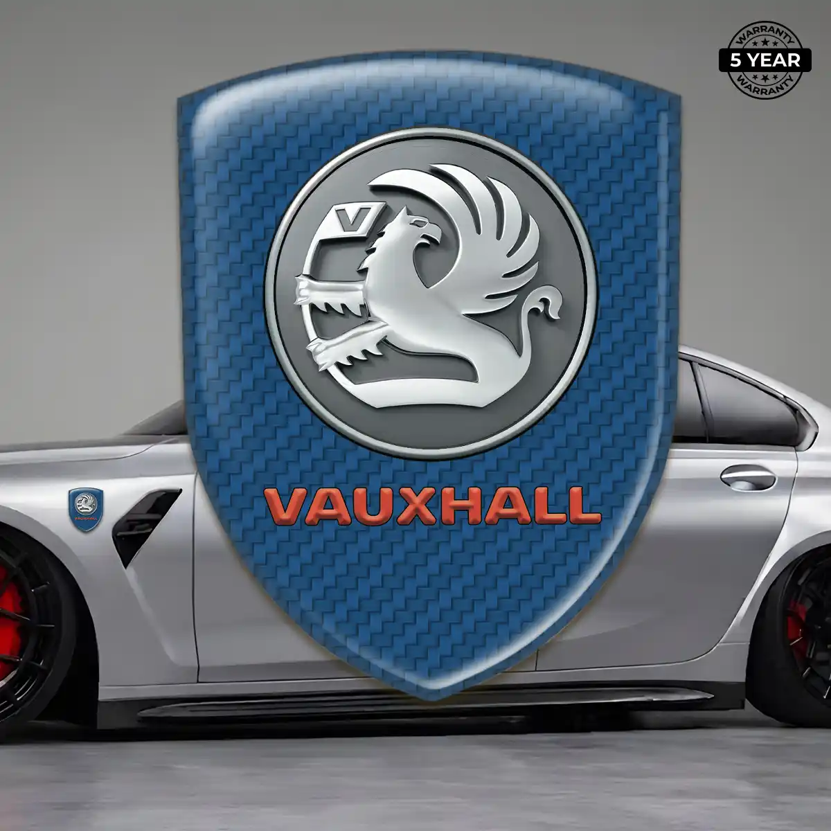 Vauxhall Polyurethane Domed Sticker Premium Dome