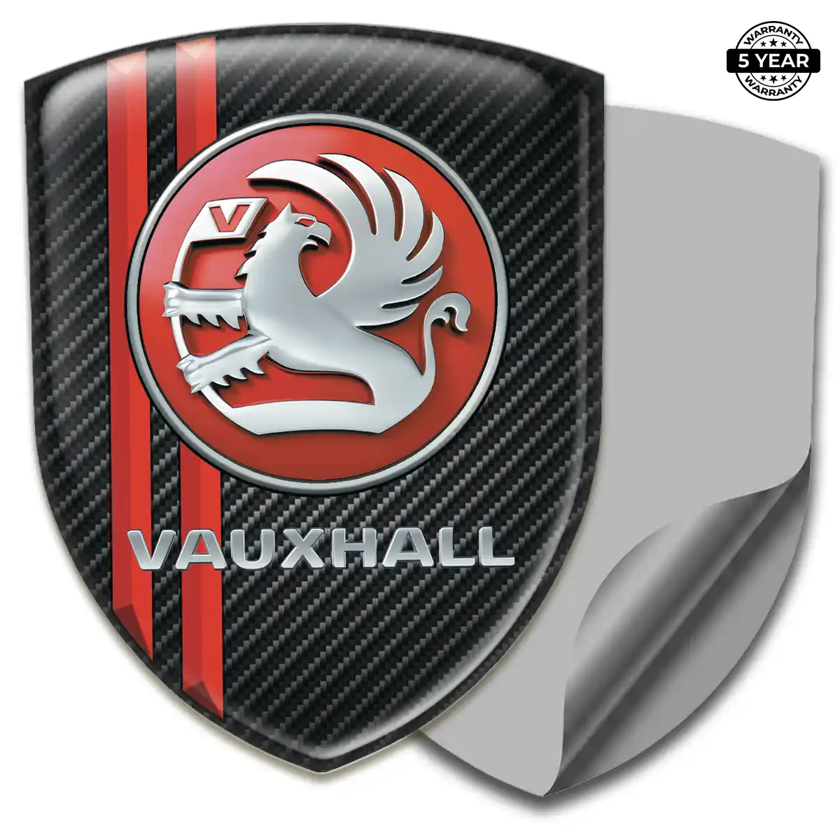 Vauxhall Polyurethane Domed Sticker Prime Quality