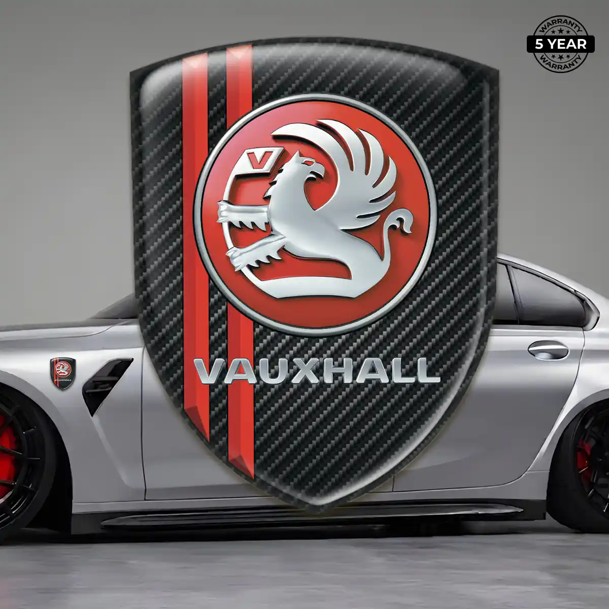 Vauxhall Polyurethane Domed Sticker Prime Quality