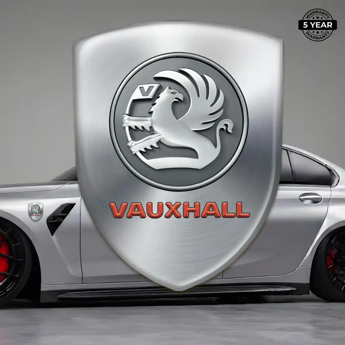Vauxhall Polyurethane Domed Sticker Resin Luxe