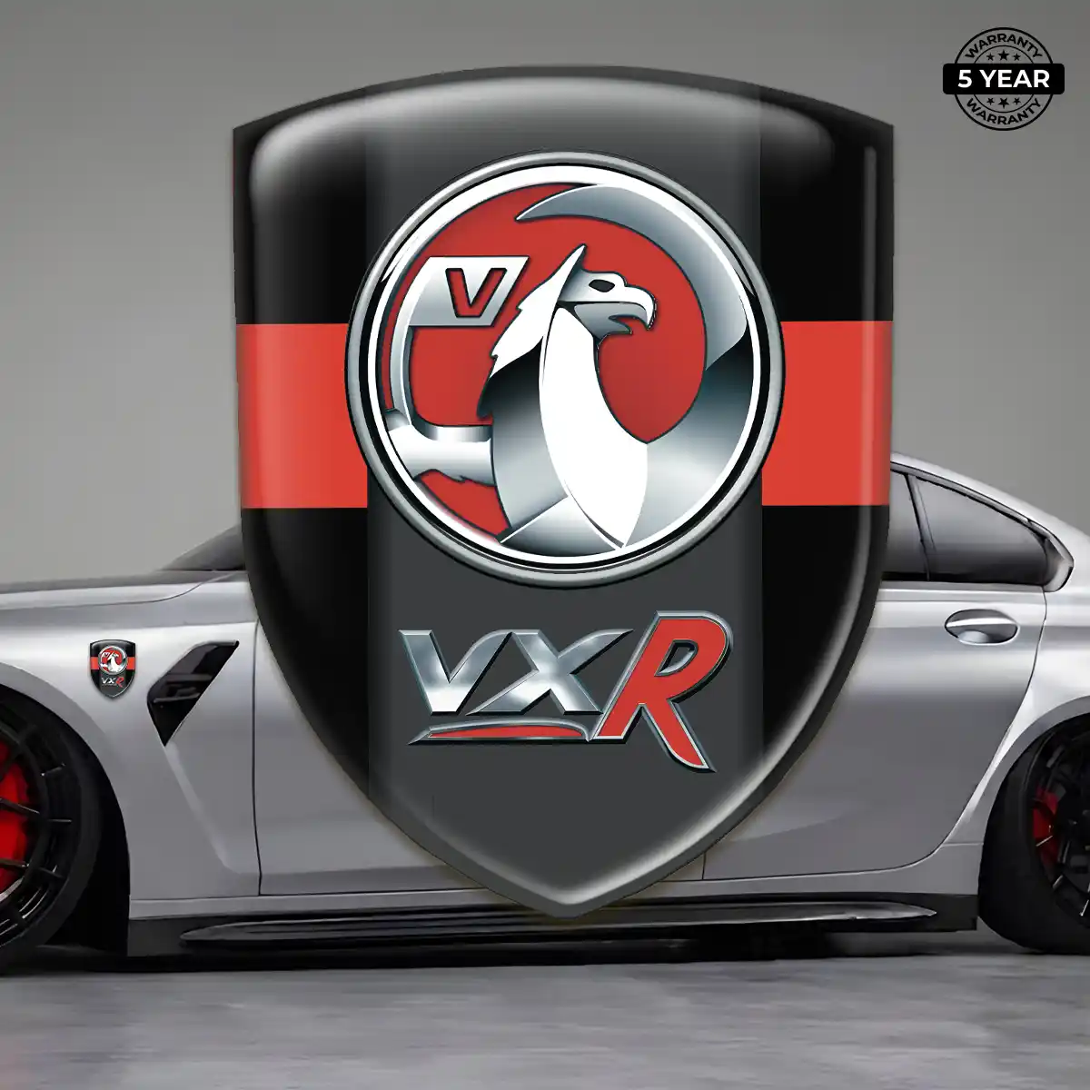 Vauxhall Resin Badge Sticker Elite Finish