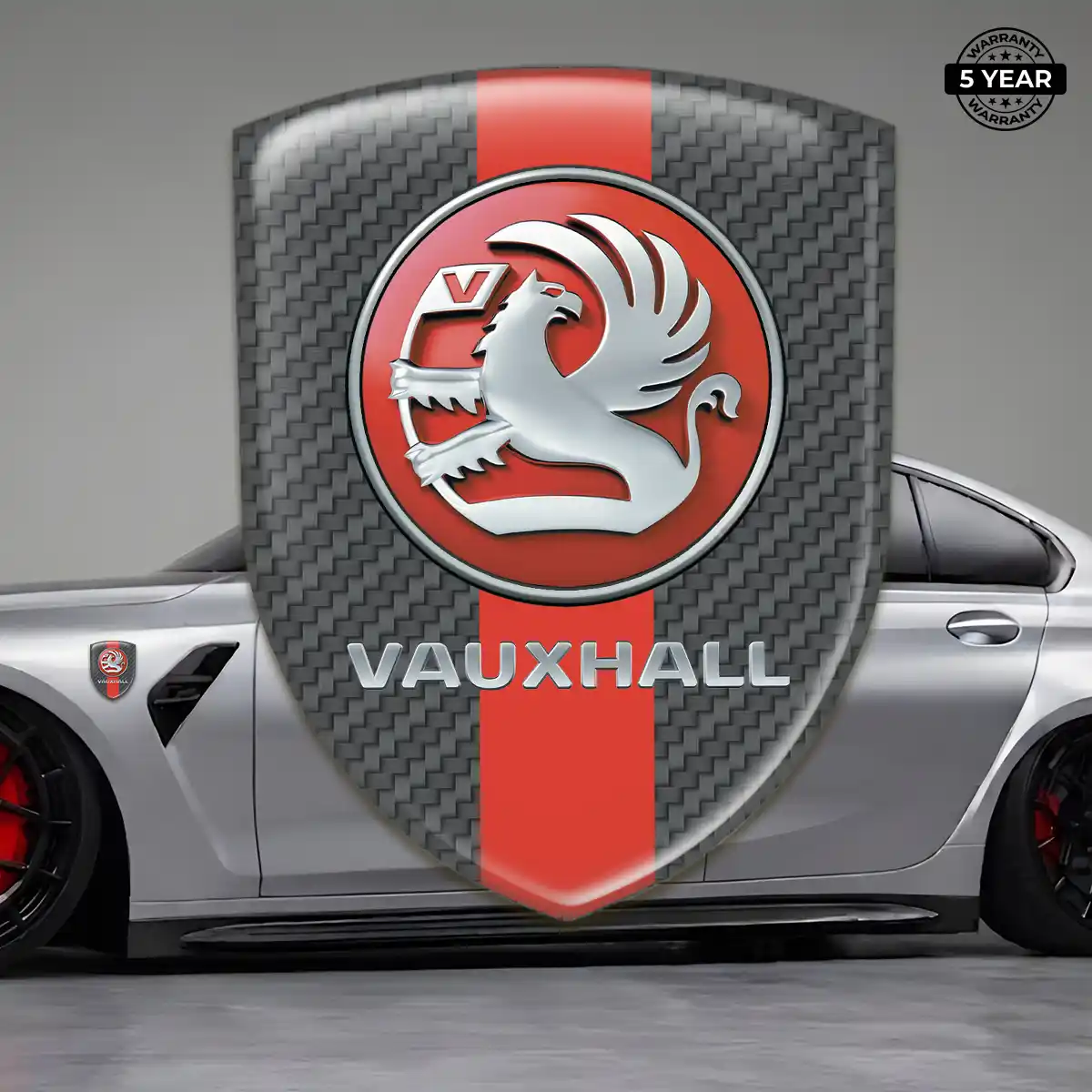 Vauxhall Resin Badge Sticker Resin Elite