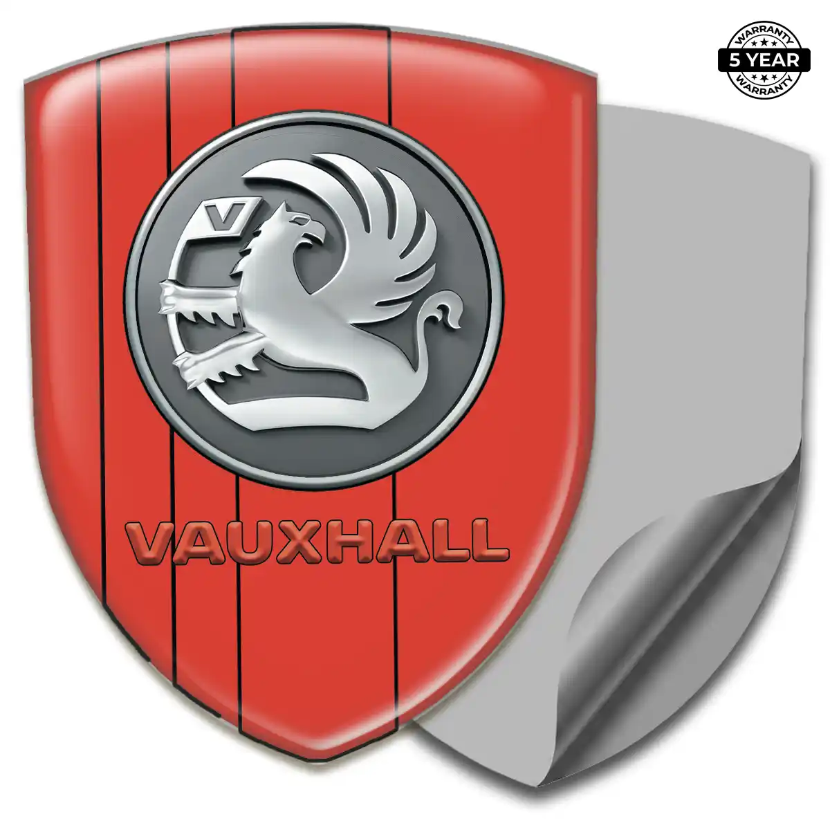 Vauxhall Resin Domed Sticker Cabin Style