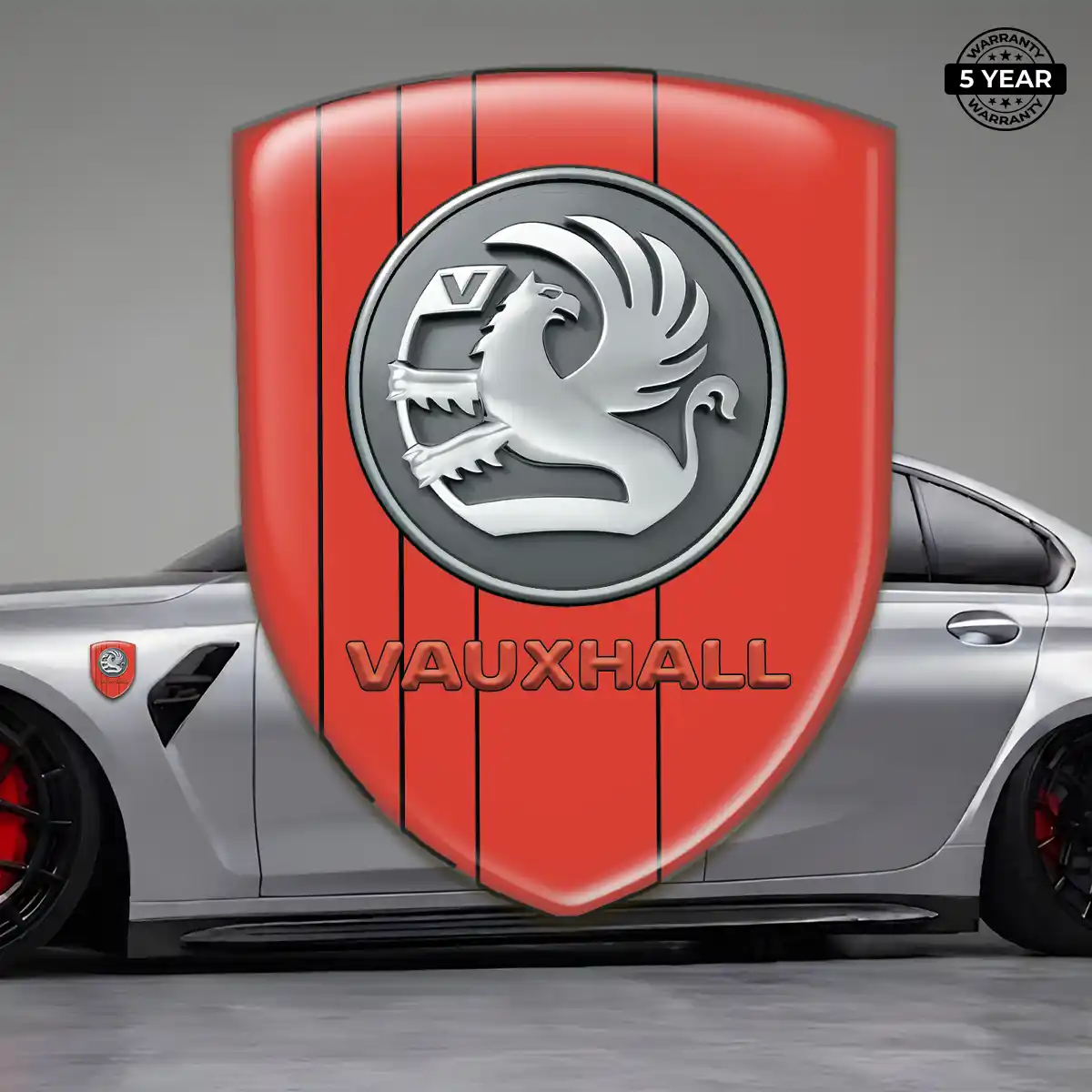 Vauxhall Resin Domed Sticker Cabin Style