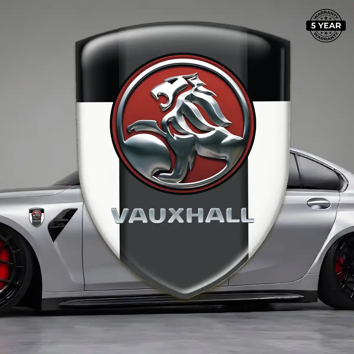 Vauxhall Resin Domed Sticker Elite Finish