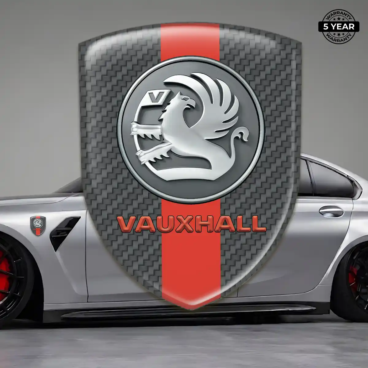 Vauxhall Resin Domed Sticker Exterior Luxe