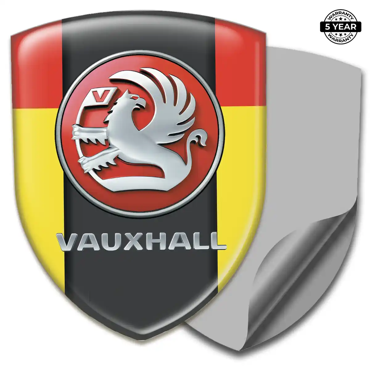 Vauxhall Resin Domed Sticker Premium Dome