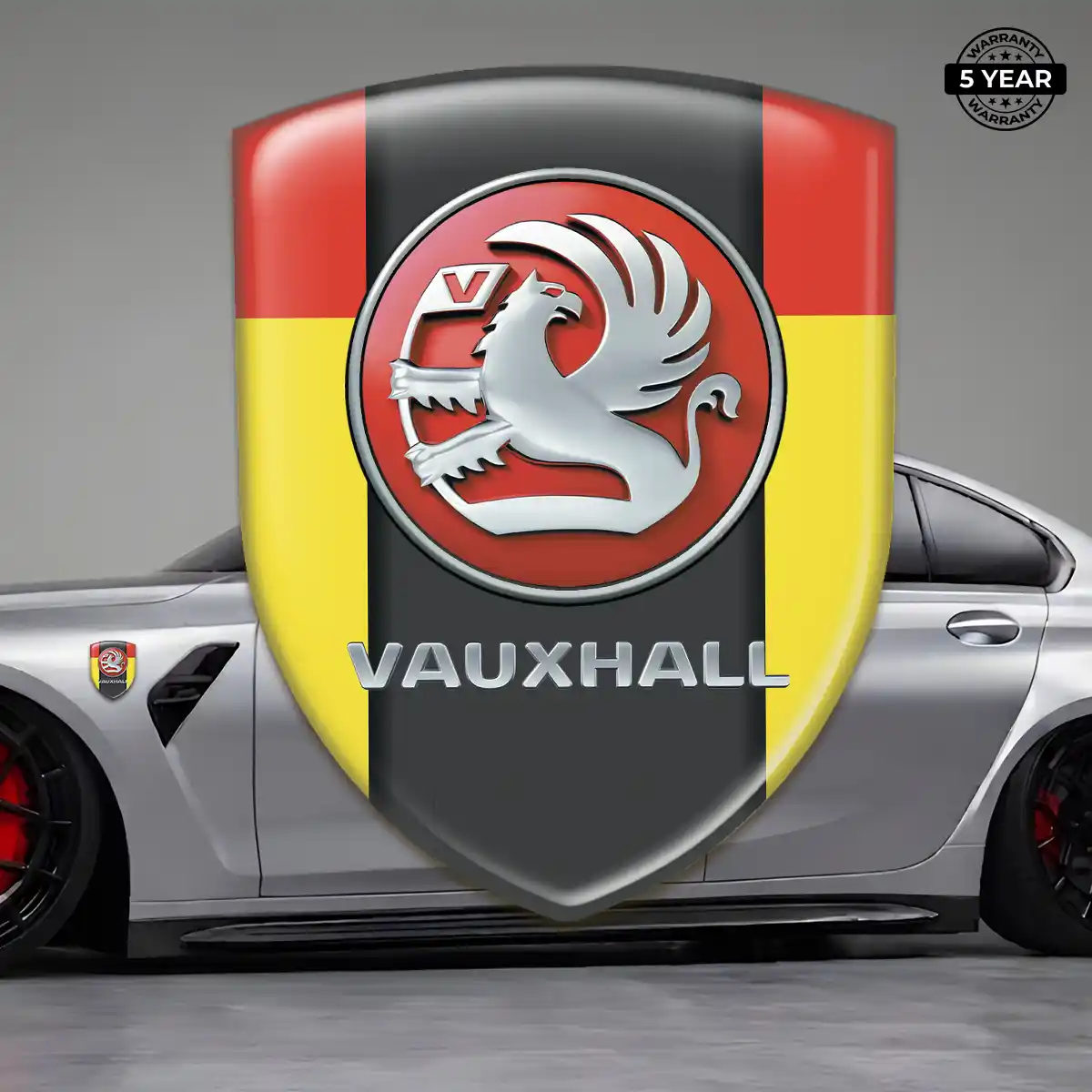 Vauxhall Resin Domed Sticker Premium Dome