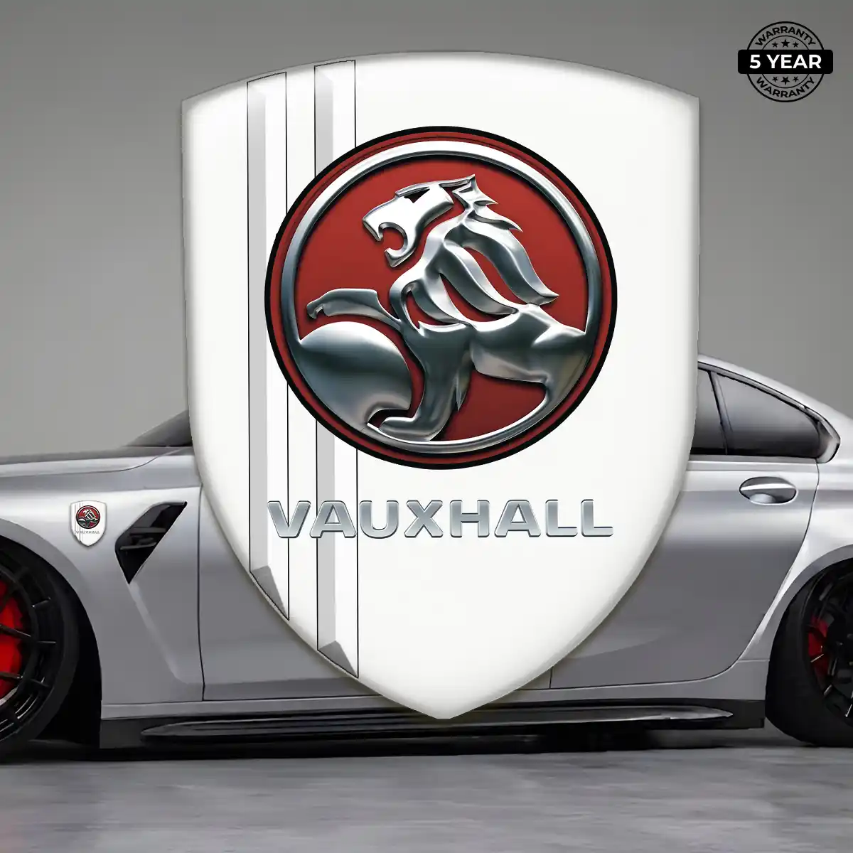 Vauxhall Resin Domed Sticker Resin Luxe
