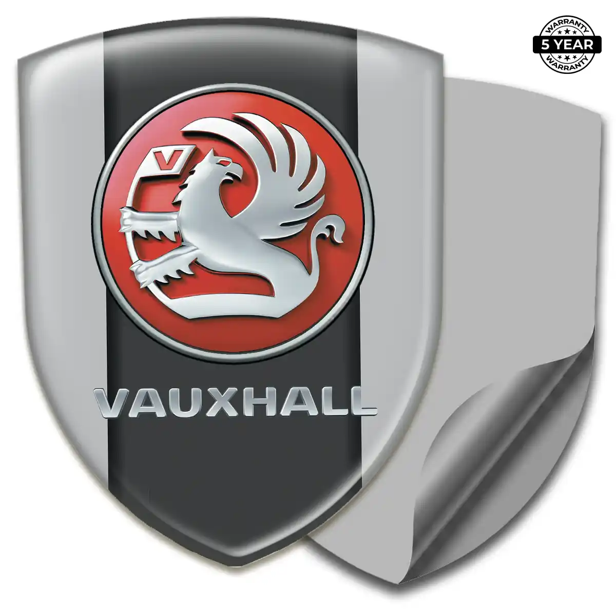 Vauxhall Resin Domed Sticker Sleek Style