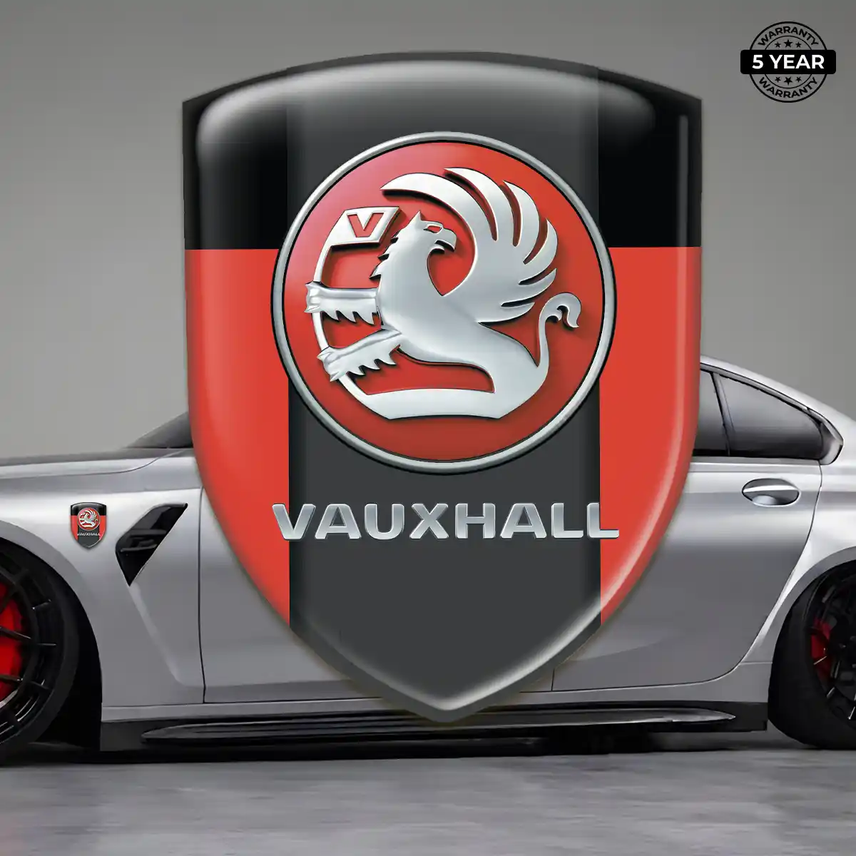Vauxhall Resin Domed Sticker Superior Craft
