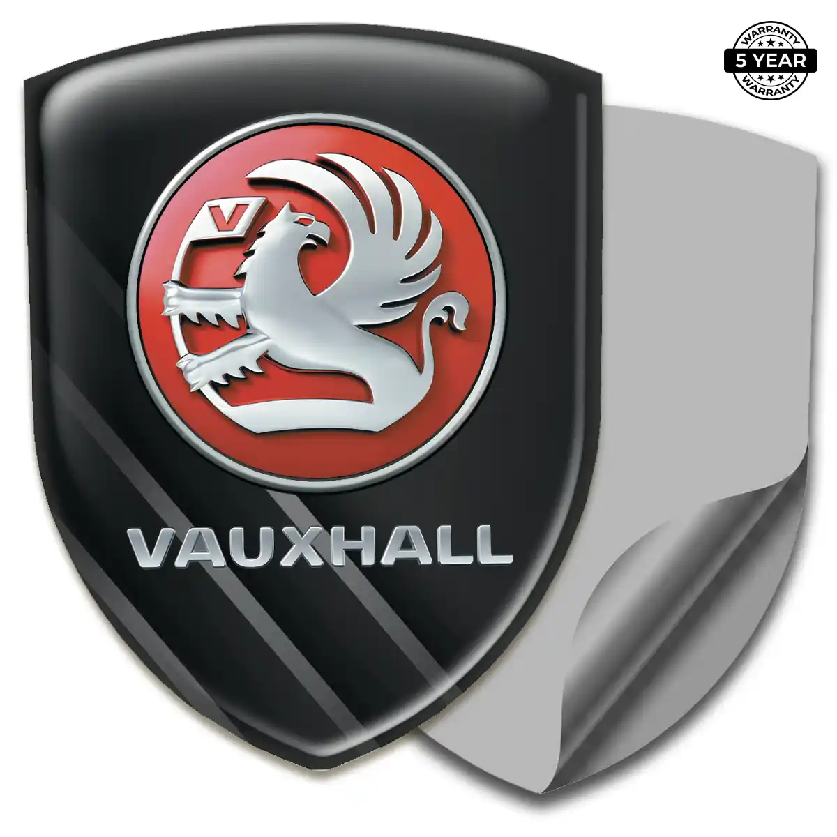 Vauxhall Resin Emblem Sticker Premium Dome
