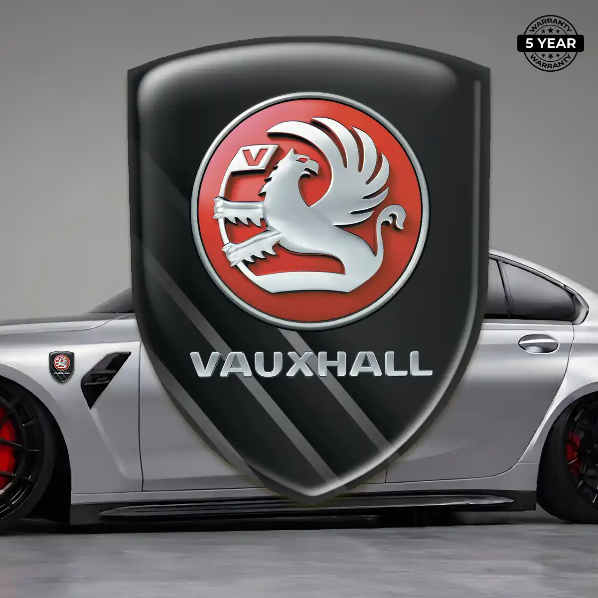 Vauxhall Resin Emblem Sticker Premium Dome