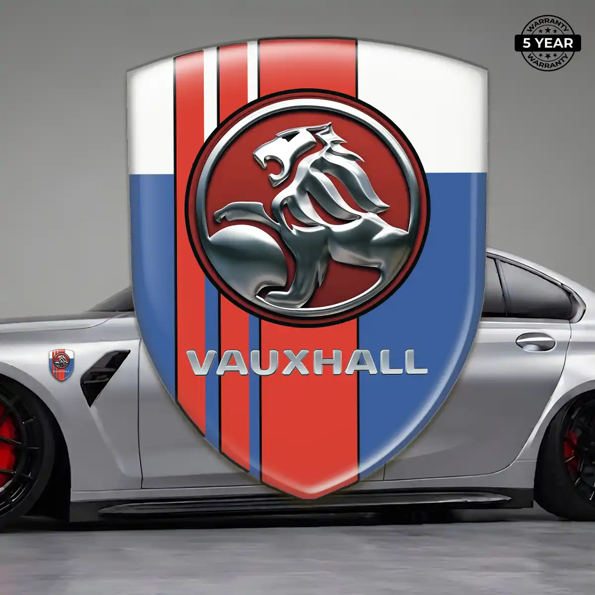 Vauxhall Self Adhesive Emblem Sticker Premium Dome