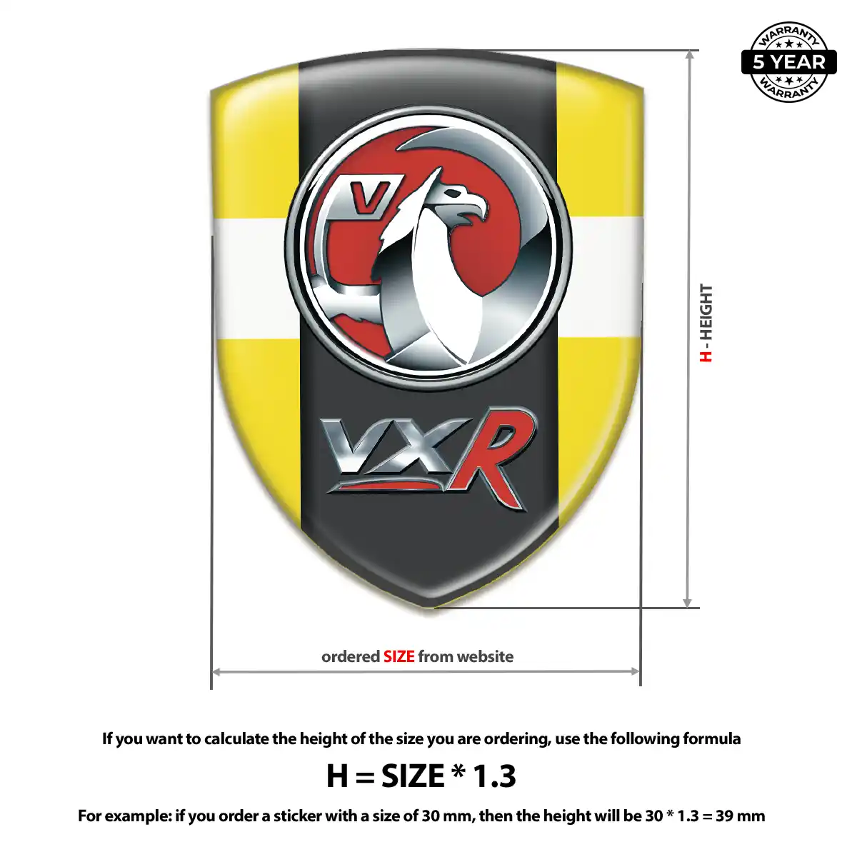 Vauxhall Silicone Badge Deluxe Edition
