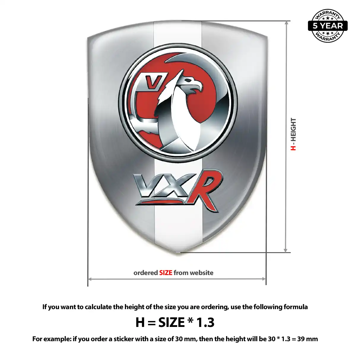 Vauxhall Silicone Badge Noble Edition