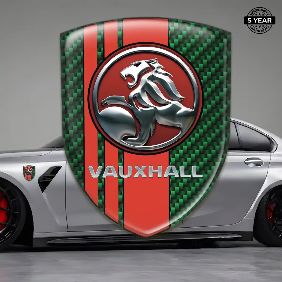 Vauxhall Silicone Badge Premium Dome
