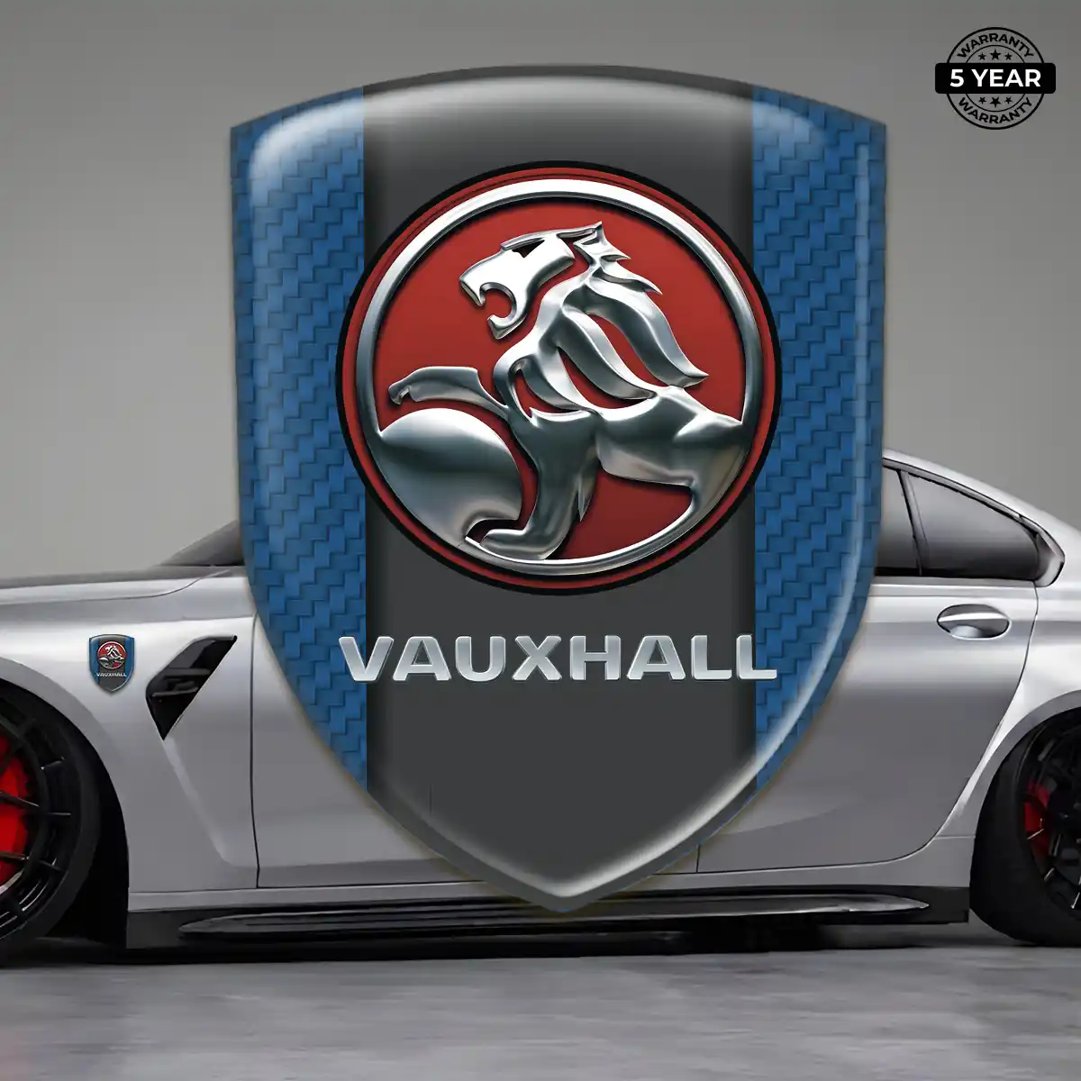Vauxhall Silicone Badge Resin Luxe