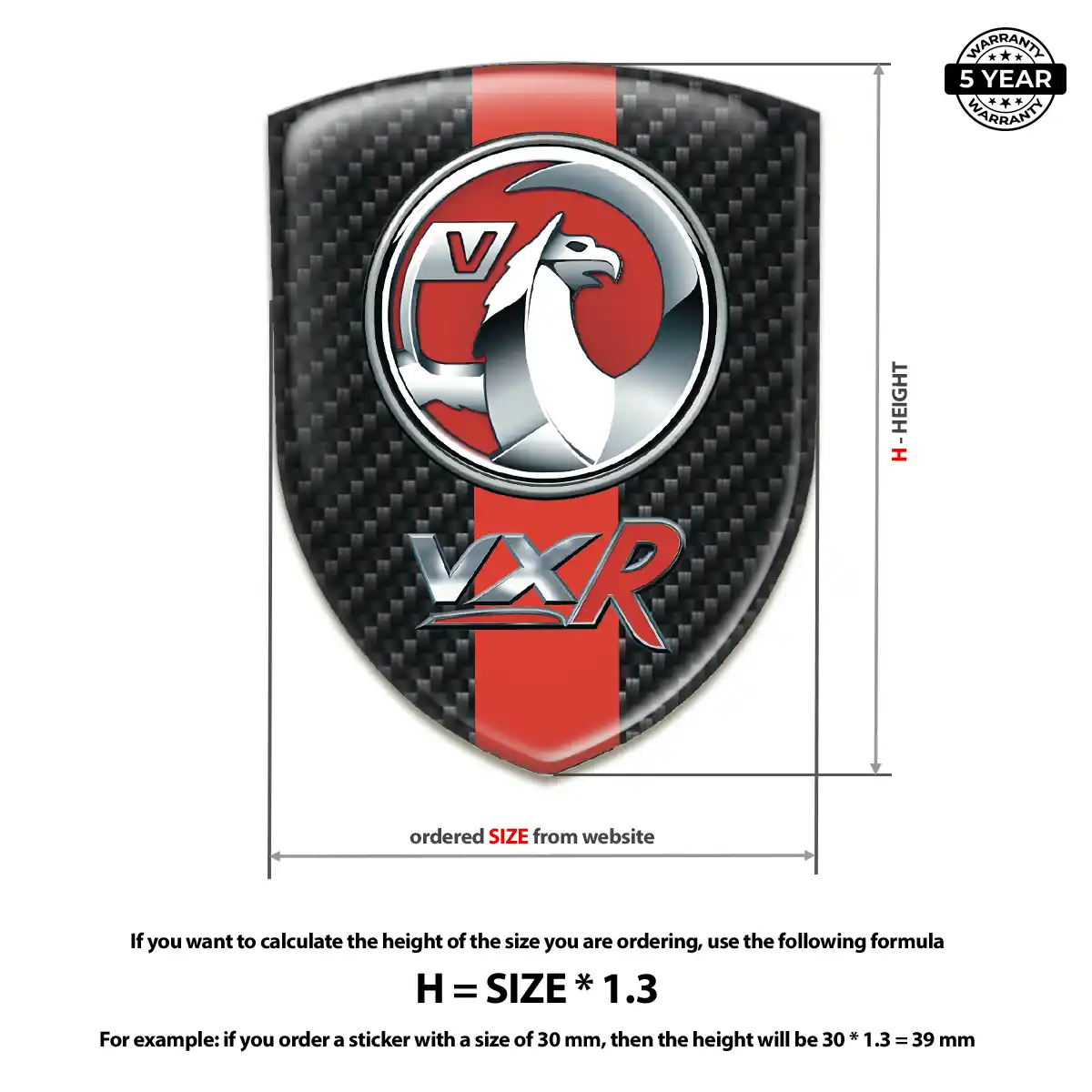 Vauxhall Silicone Emblem Deluxe Edition