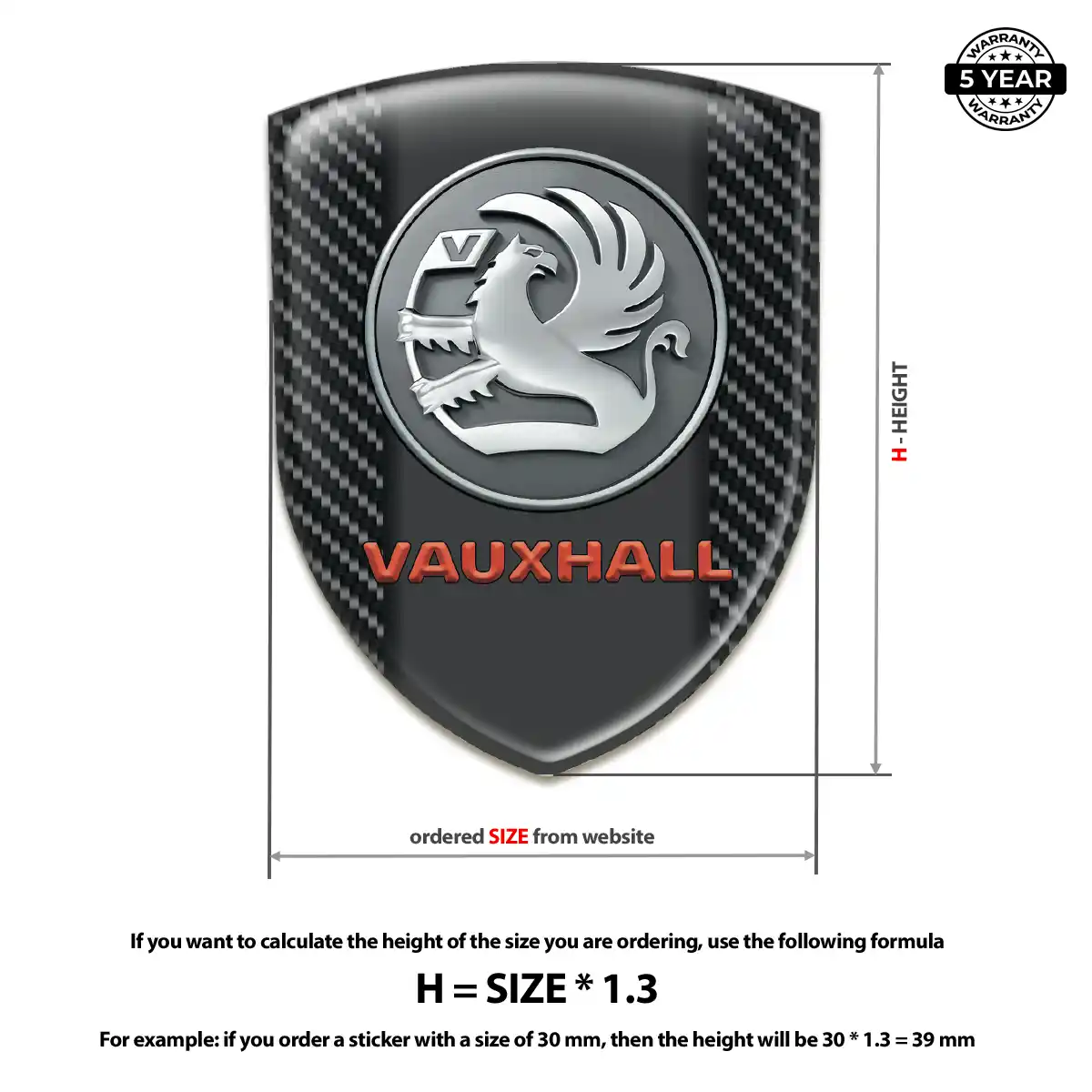 Vauxhall Silicone Emblem Exclusive Series