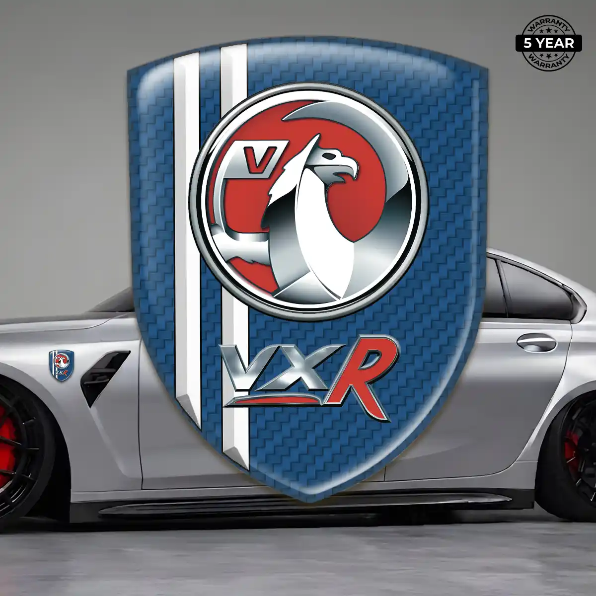 Vauxhall Silicone Sticker Premium Dome