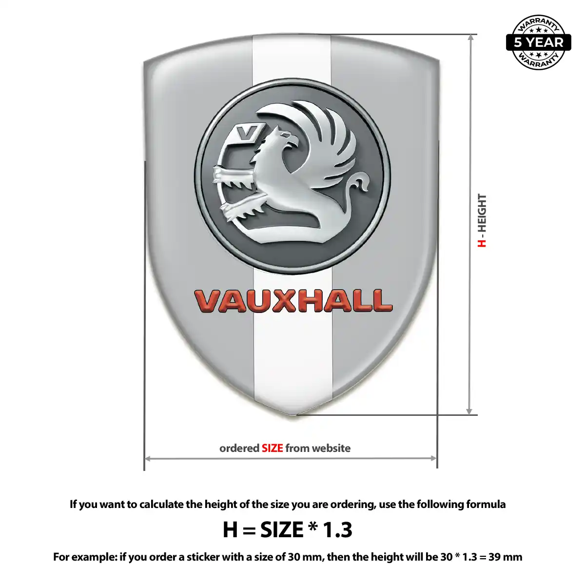 Vauxhall Sticker Deluxe Edition
