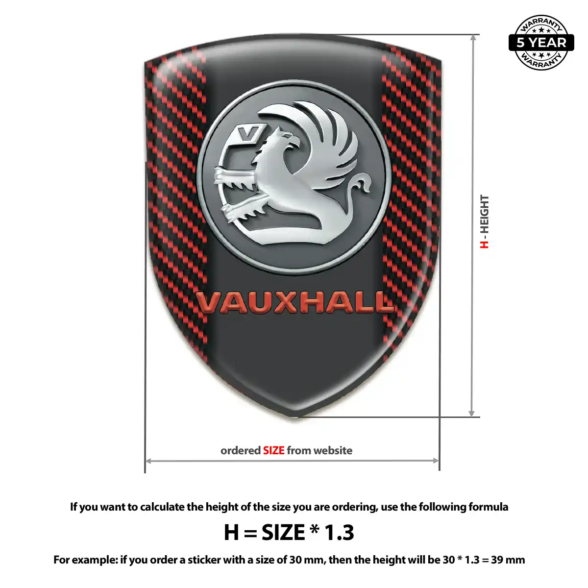 Vauxhall Sticker Elite Edition