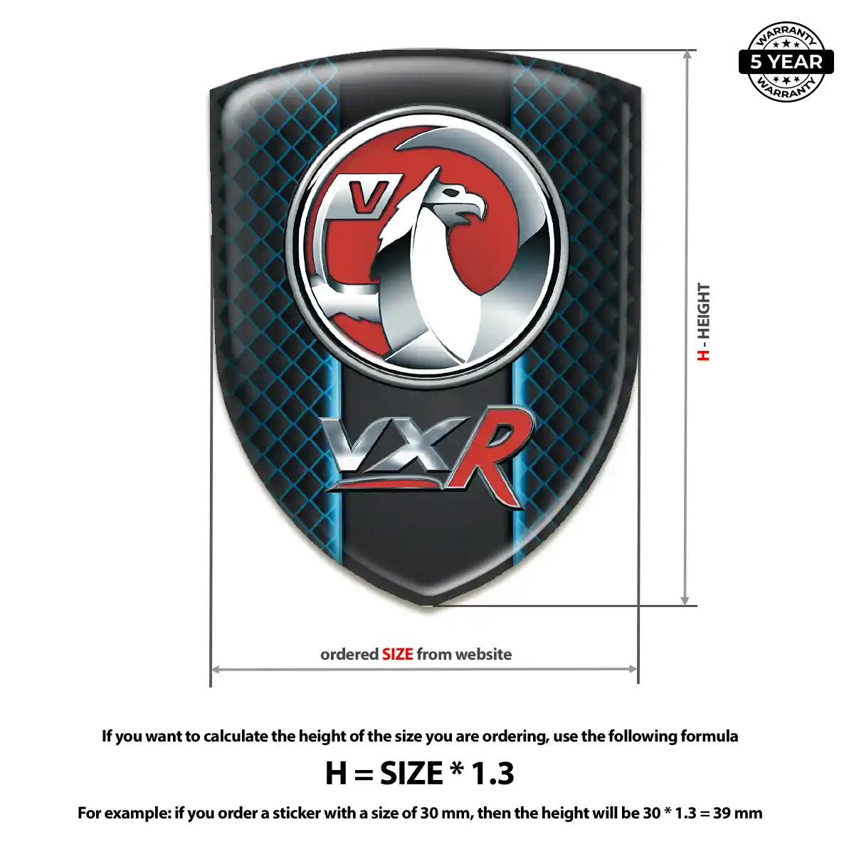 Vauxhall Sticker Outer Style