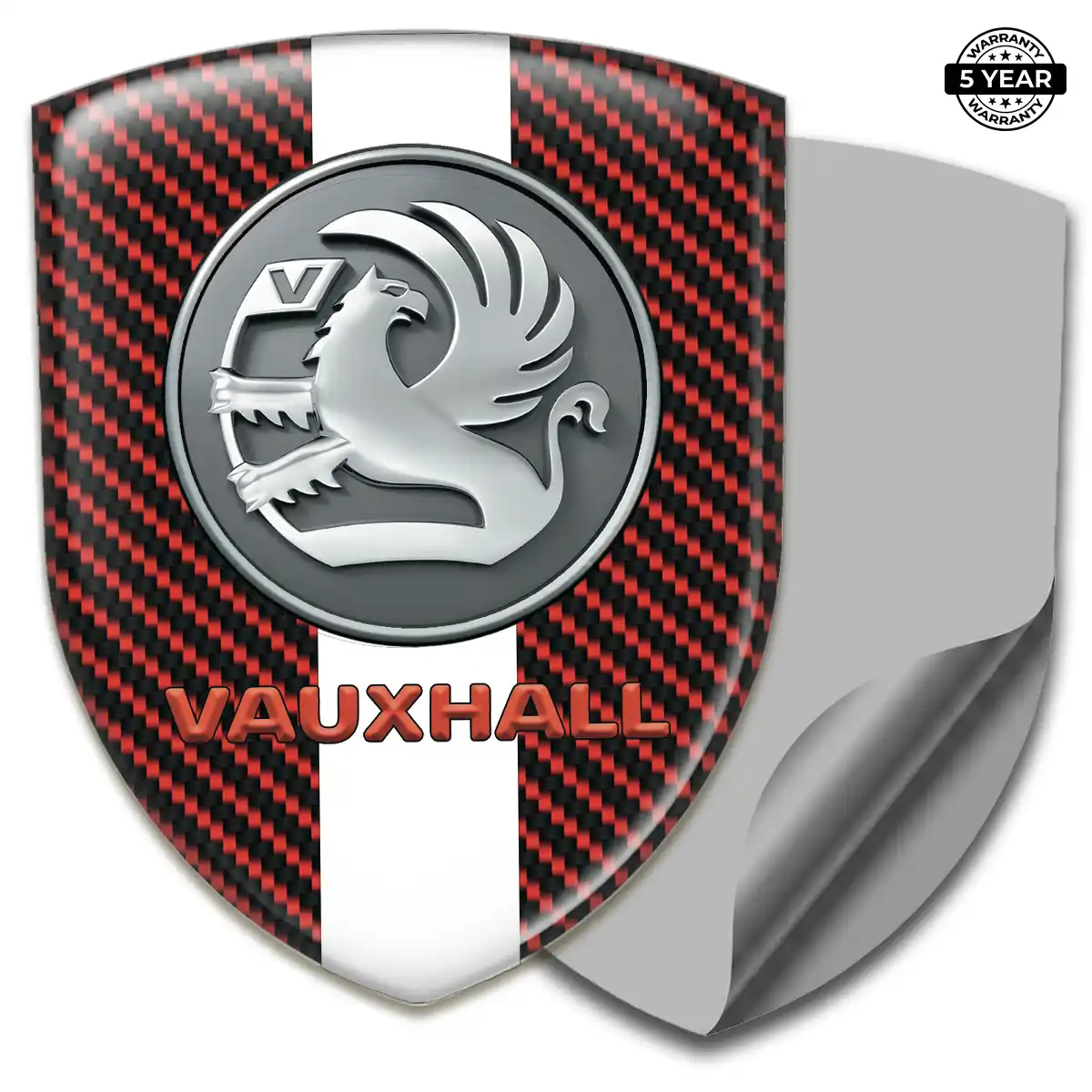 Vauxhall Vehicle Logo Sticker Premium Dome