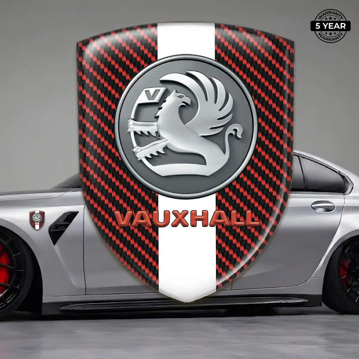 Vauxhall Vehicle Logo Sticker Premium Dome