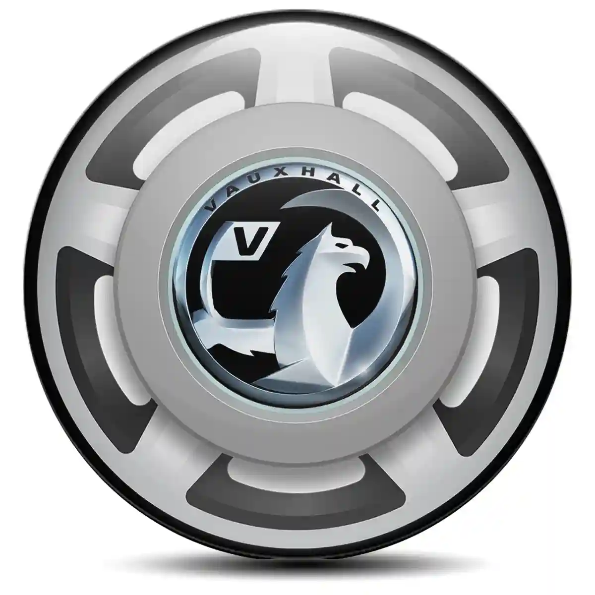 Vauxhall Wheel Emblem Self-Adhesive Refined Design