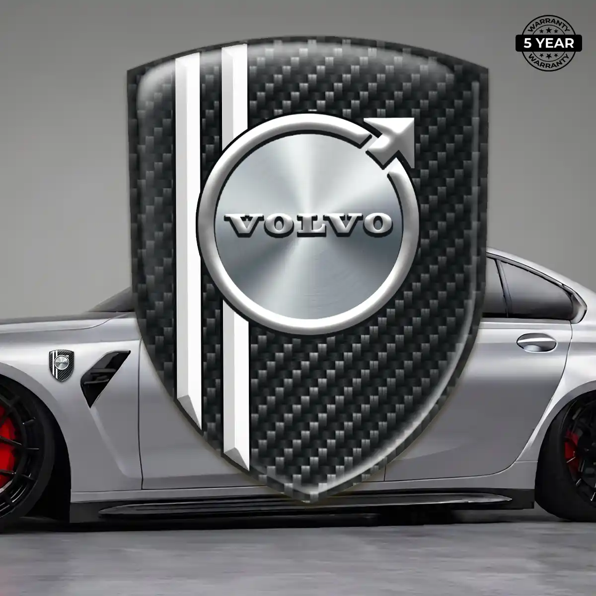 Volvo 3D Badge Sticker Exterior Luxe