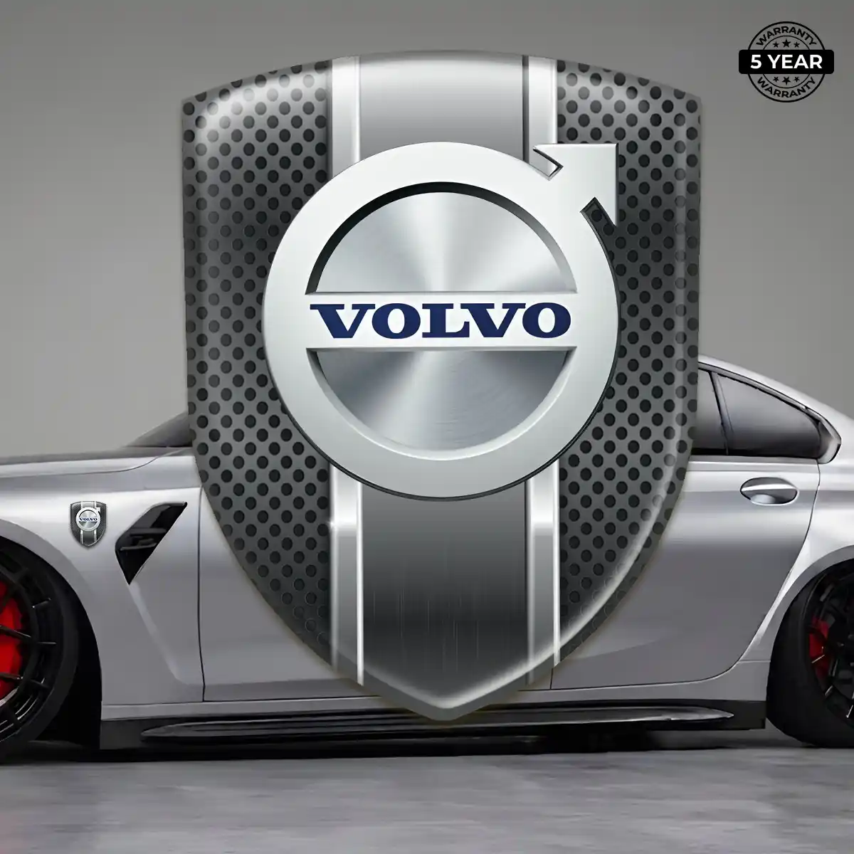Volvo 3D Badge Sticker Interior Elegance