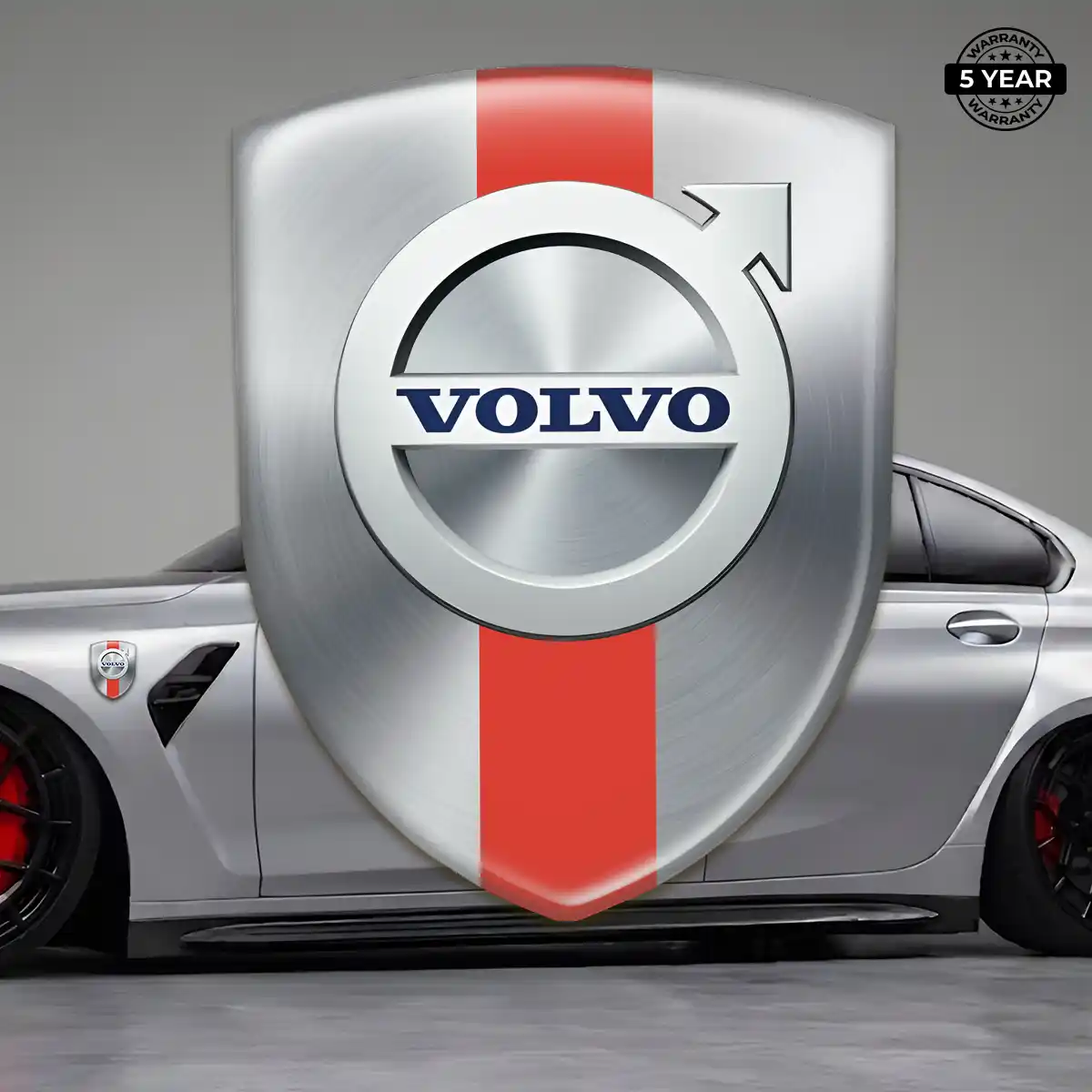 Volvo 3D Badge Sticker Interior Luxe