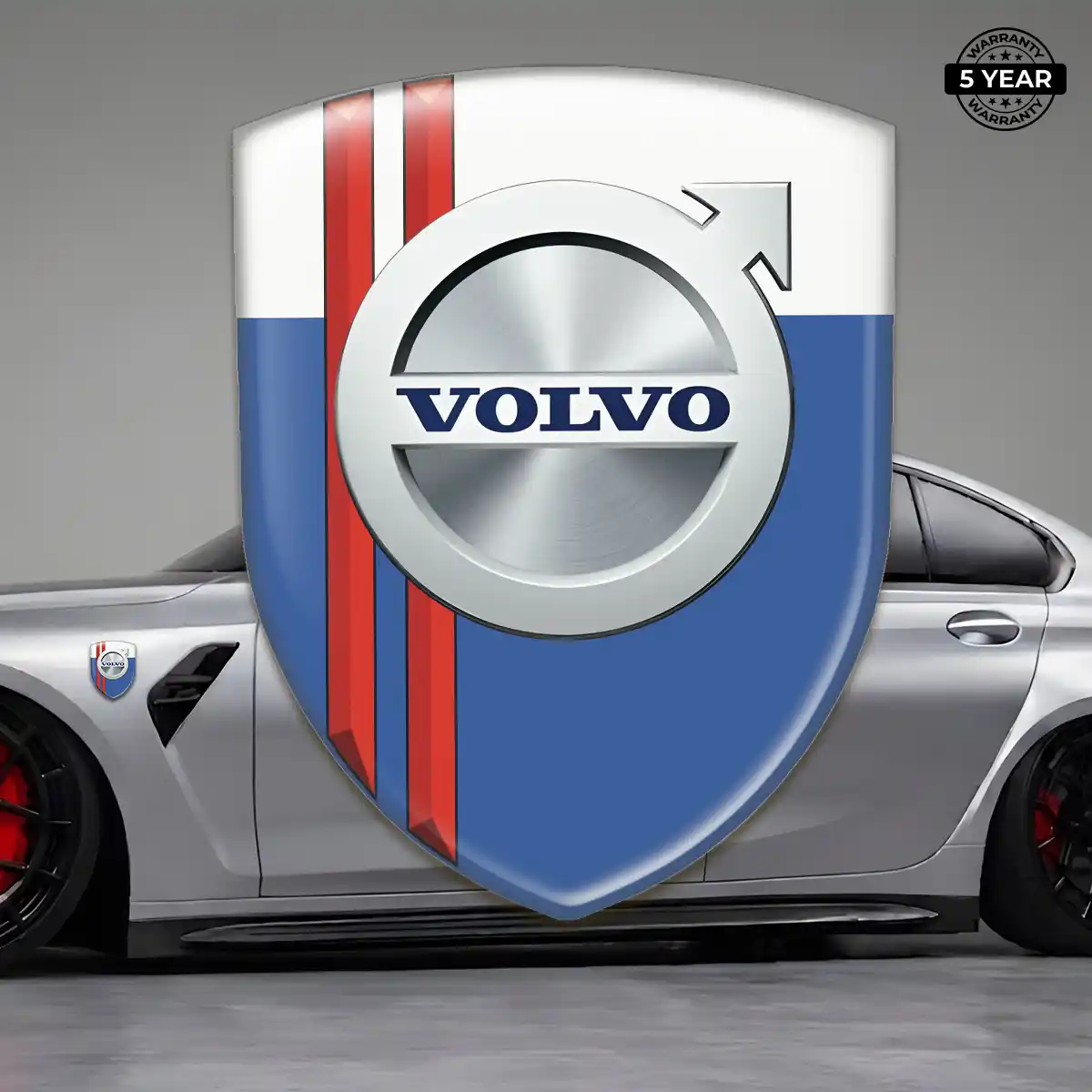 Volvo 3D Badge Sticker Noble Edition
