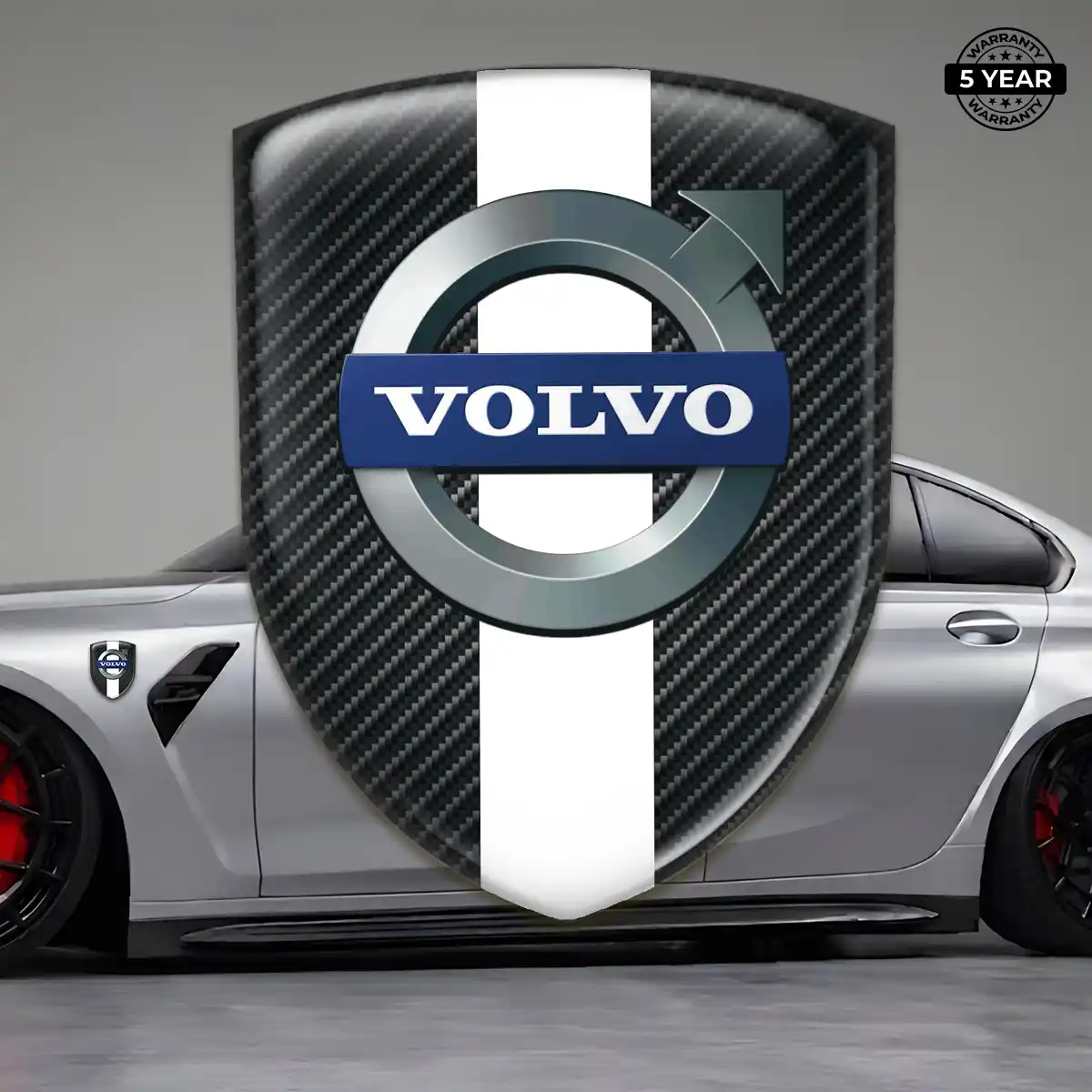 Volvo 3D Badge Sticker Opulent Line