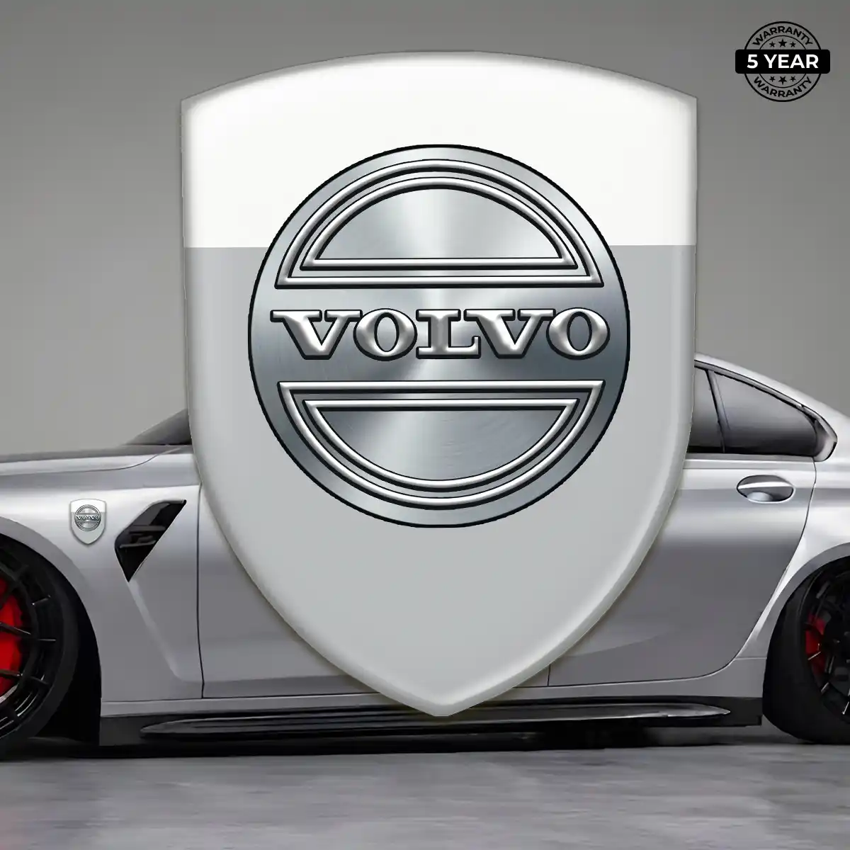 Volvo 3D Badge Sticker Refined Design