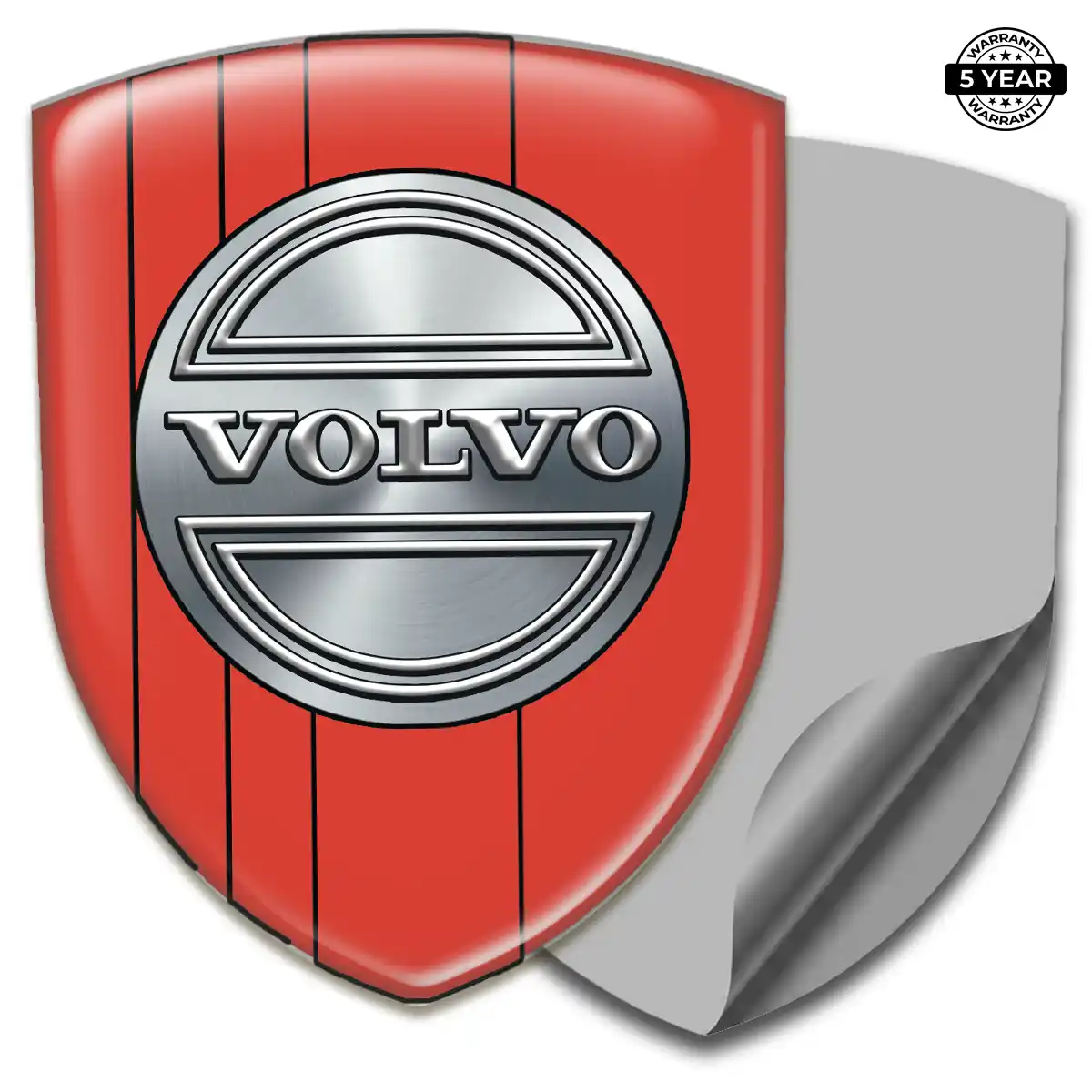 Volvo 3D Badge Sticker Resin Luxe
