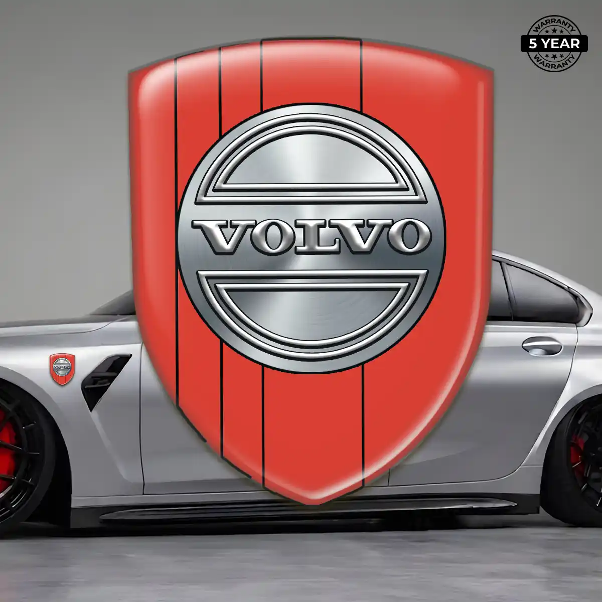 Volvo 3D Badge Sticker Resin Luxe