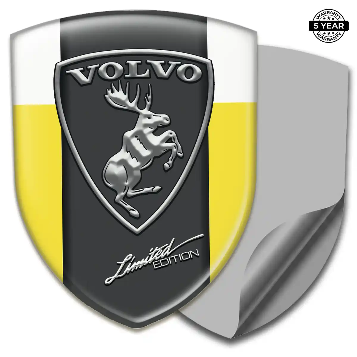 Volvo 3D Badge Sticker Signature Grade